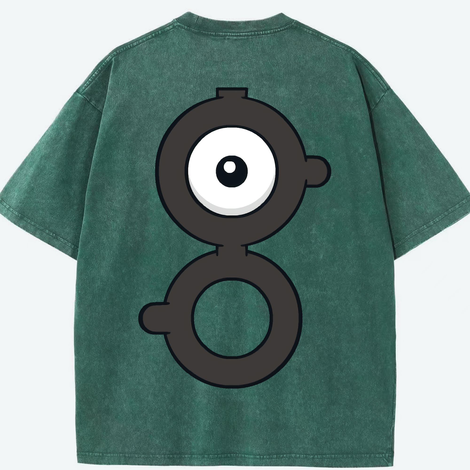 （画像用） ポケットモンスター Pokémon 綿100% ヴィンテージ風 半袖Tシャツ（背面プリント）